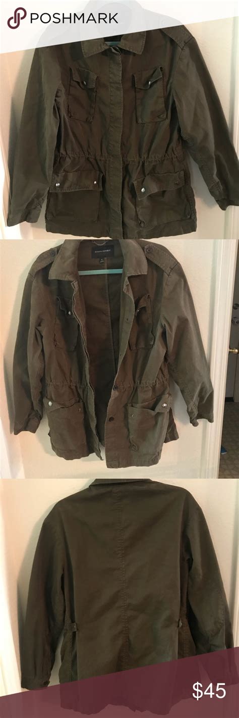 Banana Republic Army Olive Green Utility Jacket