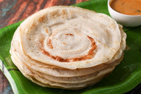 Dosa Dosai Ghee Roast Tomato Coconut Chutney Sambar Popular South