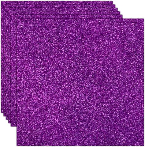 Amazon Baisunt 20 Sheets Purple Glitter Cardstock Paper For DIY