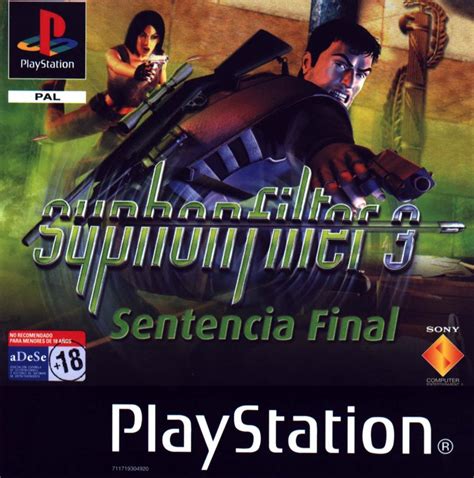 Syphon Filter 3 (2001) box cover art - MobyGames