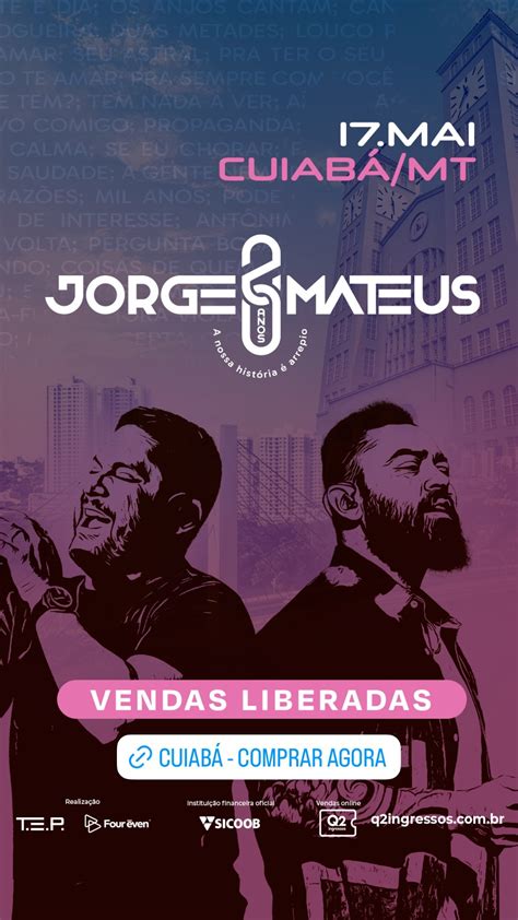 Show Jorge E Mateus Cuiaba - 17/05/2025 Show de Jorge e Mateus 20 ANOS em Cuiabá [UNIVAG]