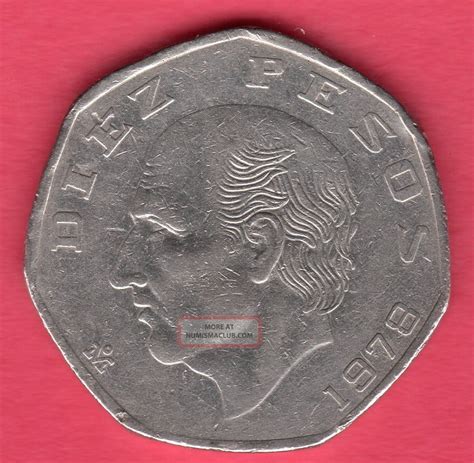 Mexico 1978 10 Pesos Large Coin