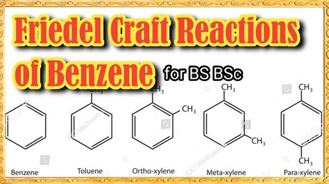 Friedel Craft Reactions Of Benzene Youtube