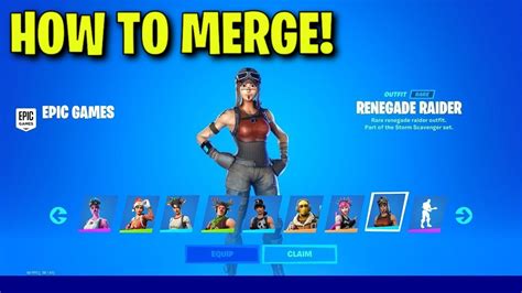 How To Merge Fortnite Accounts In Chapter 4 Season 5 Og Merge Your Fortnite Accounts Youtube