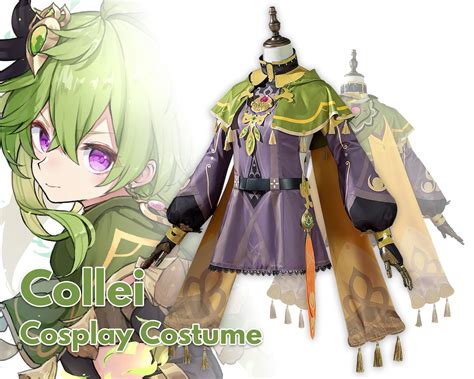 Collei Genshin Impact Cosplay Costume Custom Size Genshin Impact