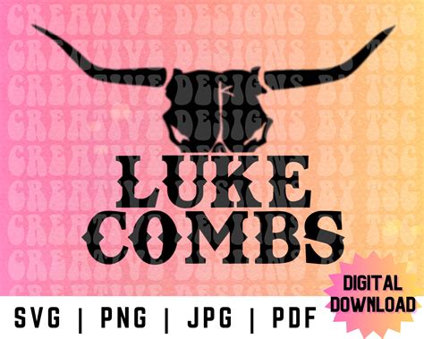 Luke Combs Svg Luke Combs Png Country Music Svg Country Etsy Ireland