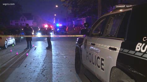 Buffalo Police Investigate Shooting Car Crash On Goodyear Avenue