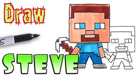 Minecraft Steve Face Coloring Pages