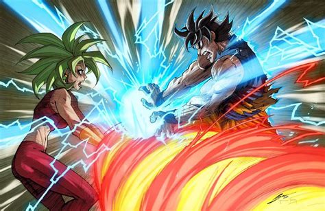 Goku Vs Kefla Dragon Ball Super Colours Comic Art Comic Art