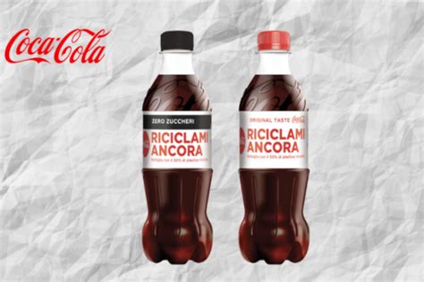 Coca Cola Lancia In Italia Una Bottiglia Di Plastica Riciclata Al