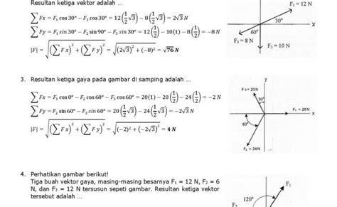 Contoh Soal Vektor Kelas 10