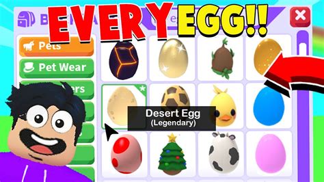 Opening ONE Of EVERY EGG EVER In Adopt Me Dream Pet Luck YouTube