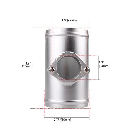 63/70/76mm Air Flow Sensor Mount Air Flow Meter, Base Intake Meter ...