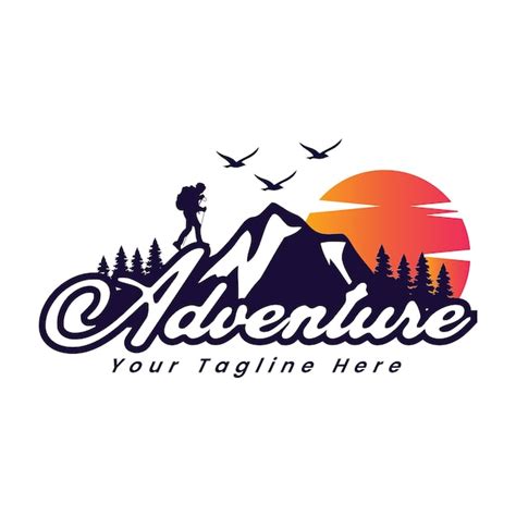 Premium Vector Mountain Adventure Logo Template Vector