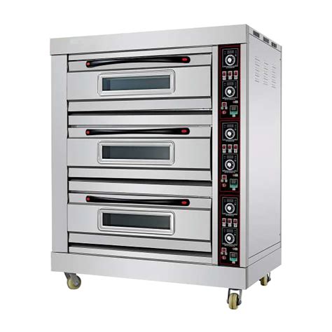 Elec Deck Oven Triple Deck 3 Trays Per Deck 9 Tray BAKEMARK