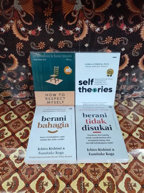 Paket 4 Buku Motivasi Terbaru How To Respect Myself Self Theories