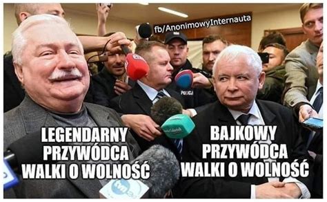 Lech Kaczyński człowiekiem Solidarności był MEMY Jarosław Kaczyński