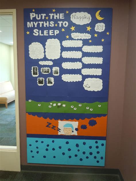 Put The Myths To Sleep Napping 101 Resident Assistant Bulletin Board