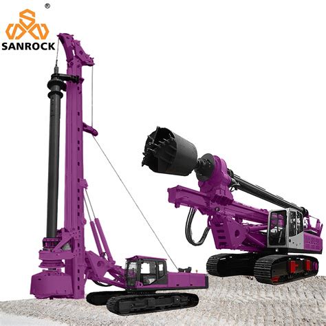 Full Hydraulic Borehole Drilling Rig Construction Equipment Crawler