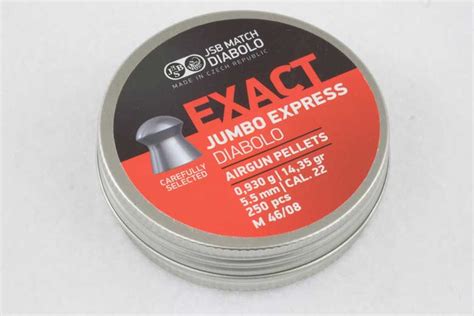 Sporting Goods JSB Exact Jumbo Heavy Airgun Pellets Cal 22 5 52mm 5