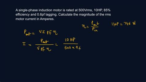 How To Calculate Efficiency Of Induction Motor