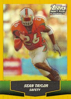 Miami Hurricanes Football | SEAN TAYLOR | Trading Card Collection