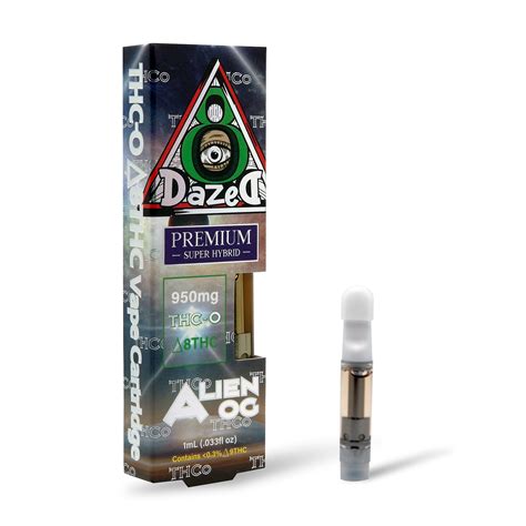 Dazed8 Alien Og Delta 8 Thc O Vape Cartridge — 1 Gram Leafly