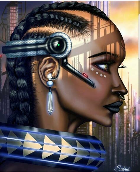 Futuristic Black Art Afrofuturism Afro Art African American Art