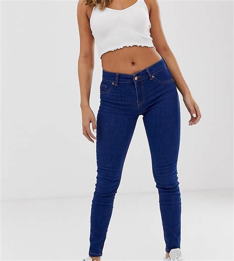 Bershka Denim Push Up Jeans In Blue Lyst