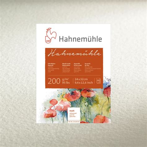 Hahnem Hle Mould Made Watercolour Paper 200 G Diabco Stationery