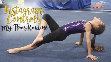 Instagram Followers Control My Floor Routine Sariah Sgg Youtube