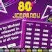 80s Jeopardy Downloadable Powerpoint Trivia Game Scoreboard for Parties ...