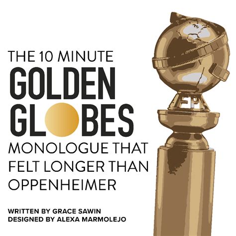 The 10-Minute Golden Globes Monologue that Felt Longer than ...