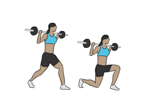 Barbell Lunges Gofitnessplan