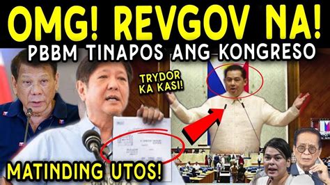 Kakapasok Lang Grabe To Biglaang Utos Walang Nagawa Ang Kongres