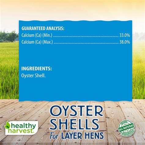 Oyster Shells 5 Lb Bag Calcium Source For Poultry Healthy Harvest Healthy Harvest Feed