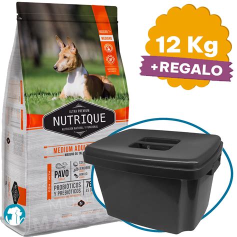 Nutrique Perro Adulto Senior Raza Mediana Kg Mundo Mascota