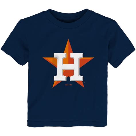 Toddler Houston Astros Navy Team Primary Logo T Shirt