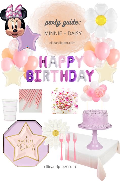 Minnie and Daisy Party Guide | Ellie and Piper