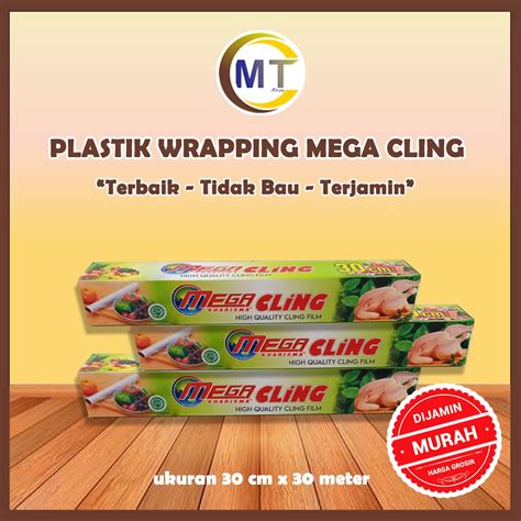 Jual Plastik Wrap Mega Cling Plastik Wrapping Plastik Buah Plastik Wrap