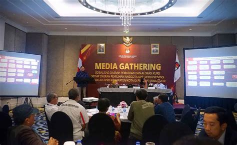 Gelar Media Gathering KPU Jatim Sampaikan Rancangan Penataan Dapil