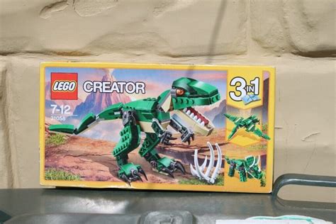 LEGO CREATOR 3 IN 1 MIGHTY DINOSAURS BUILDING SET 31058 COMPLETE IN