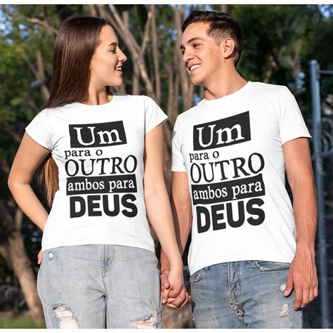 Camisetas Casal Gospel Esposo Esposa Marido Mulher Namorados