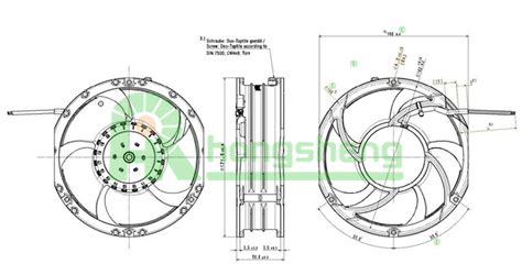 Ebm Papst Tdh P Dc Fans Ec Tubeaxial Fan Mm Vdc Cfm