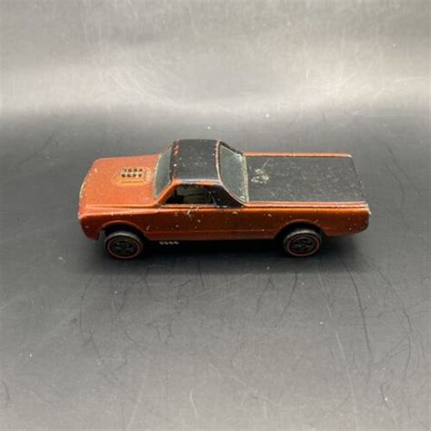 Hot Wheels Redline Custom Fleetside Orange Hong Kong Ebay