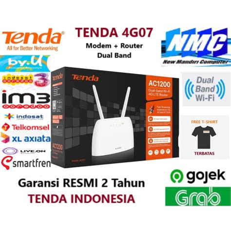 Jual Tenda 4G07 Router AC1200 Modem Wifi 4G LTE Dual Band SimCard 4G 07