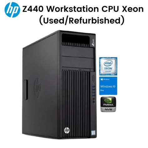 HP Z440 Workstation XEON QUAD CORE 3 5GHZ E5 1620 V3 Ram DDR4 16GB