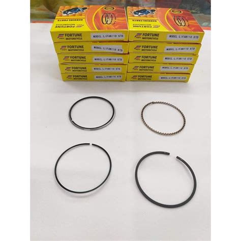 Motorcycle Piston Ring CG125 LF110 XRM110 XRM125 STD FORTUNE Shopee