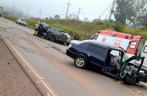 Duas Pessoas Feridas Em Acidente Na BR 285 Em Entre Ijuis