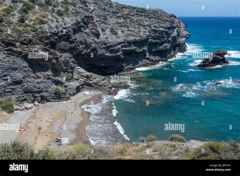 Cala Del Barco Beach At La Manga Club Resort In Murcia Spain Stock